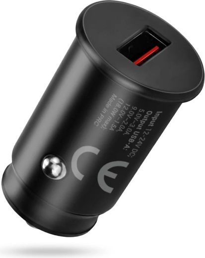 Avtopolnilec everActive CC-15Q s hitrim polnjenjem QC 3.0, 18 W, 1x USB-A