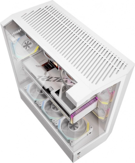 Tri stranice iz kaljenega stekla in ARGB učinek