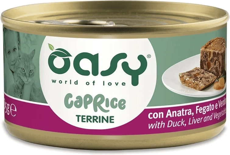 Oasy Caprice terina z raco in zelenjavo 85 g