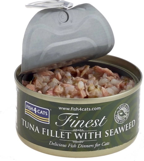 Konzerva za mačke tunina z morskimi algami 70 g