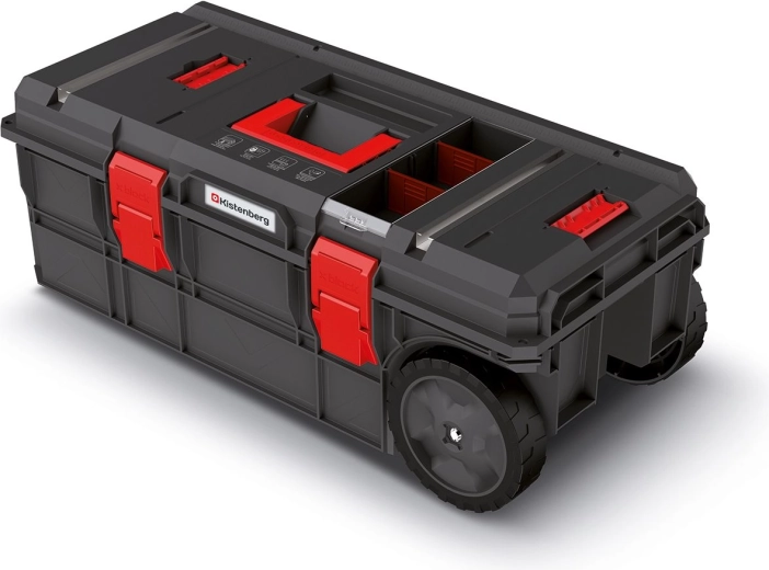 Vozni kovček za orodje X-Block Tech, 79,5 × 38 × 30,7 cm, črn