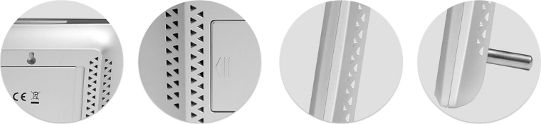 Elegantna izvedba in praktično stojalo