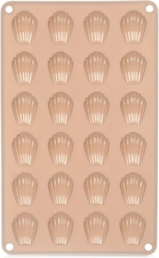 Silicone mould for shell-shaped cookies and pralines Orion