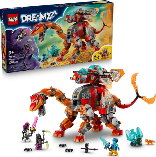 LEGO DREAMZzz dino lovec 71514 – predelljiv robotski dinozaver 2v1