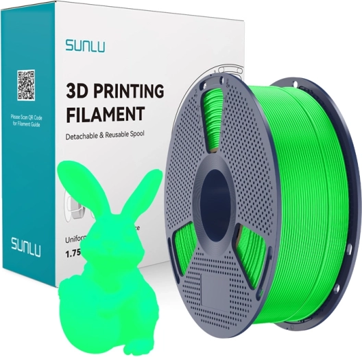 Sunlu PLA Glow-in-the-Dark Filament – Green