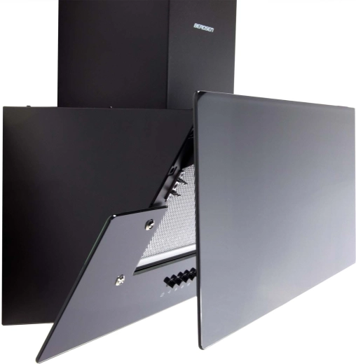 Eleganten steklen čelni panel