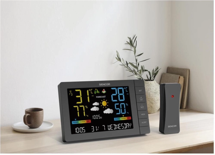 Wireless sensor with a range of up to 80 m