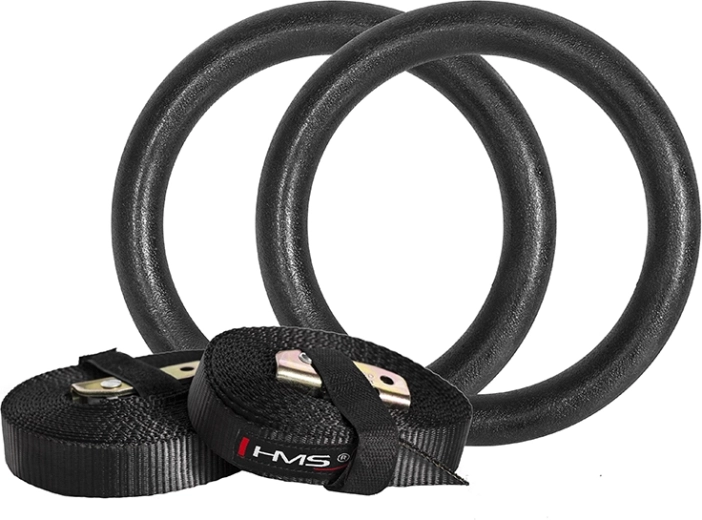 Gimnastični obroči HMS TX05 z nastavljivimi trakovi