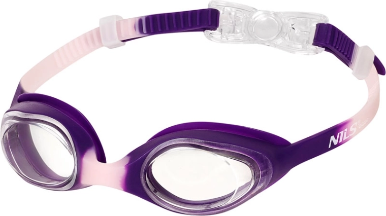 Kids’ swimming goggles NILS Aqua purple-pink