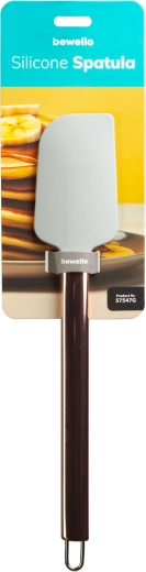 Silicone spatula with stainless steel handle