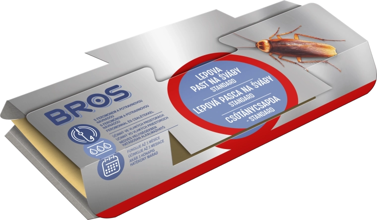 Bros lepilna past za ščurke Standard 1 kos