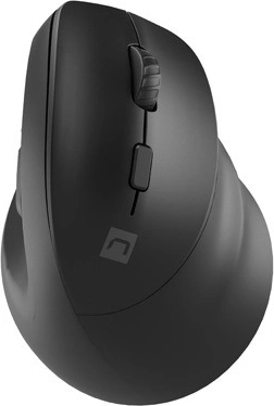 Navpična brezžična miška NATEC Crake 2, 2400 DPI, Bluetooth 5.2 + 2,4 GHz, črna