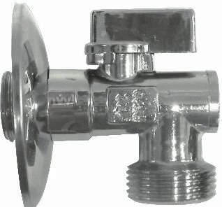 Ventil za pralni stroj s povratnim ventilom in filtrom 1/2" x 3/4"