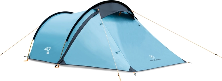 Turistični šotor za 2 osebi NILS Camp North Peak moder