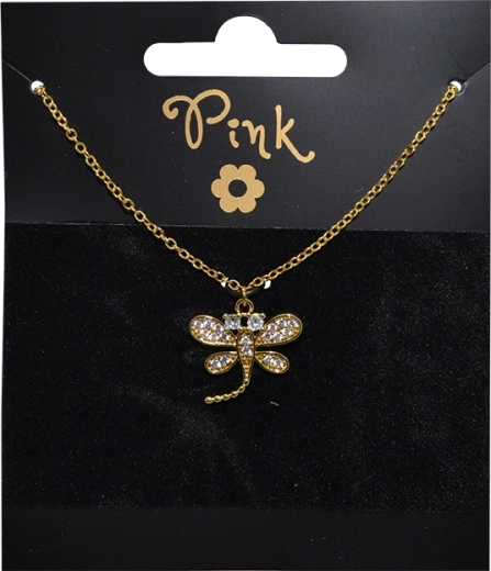 Pozlačena verižica z obeskom kačjega pastirja