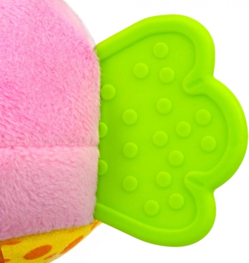 Tail as a teether with bumps
