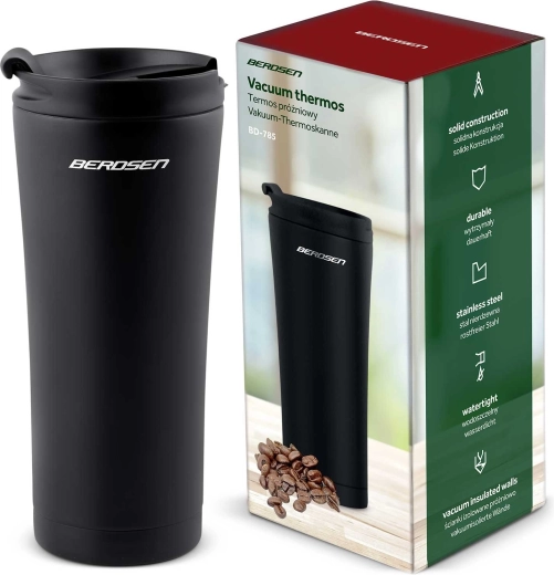 Termo lonček BERDSEN 470 ml črn