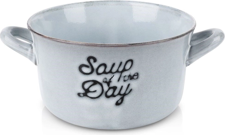 Keramična buljon skodela z ročaji 600 ml