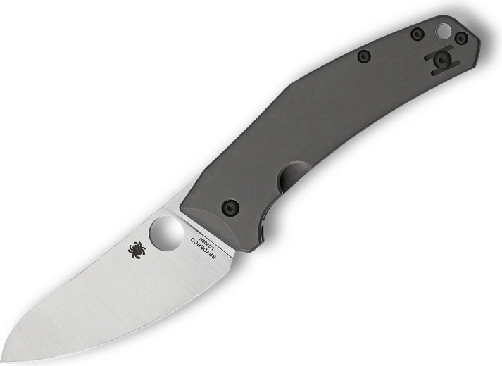 Zložljiv nož Spyderco SpydieChef, titan, satin, 8,4 cm