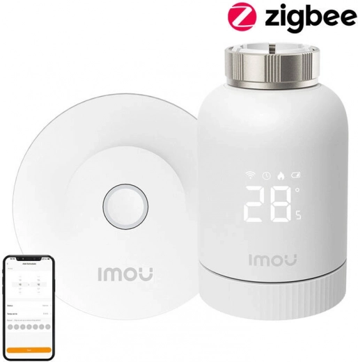 Pametna termostatska glava IMOU ZigBee s 6 adapterji in vhodom