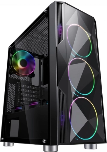 Igralno ohišje za PC MS Fighter V315 črno