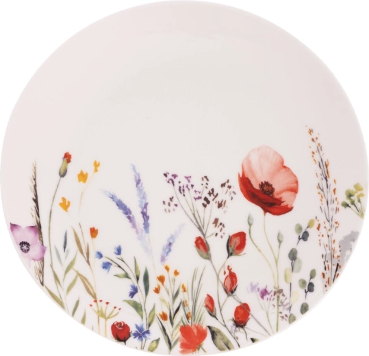 Porcelanasti plitvi jedilni krožnik MAK 24 cm