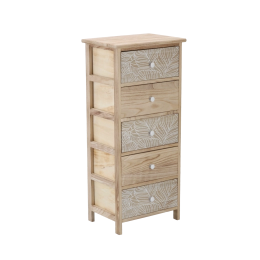Komoda Luiza s 5 predali iz pavlovnije 40 × 29 × 90 cm