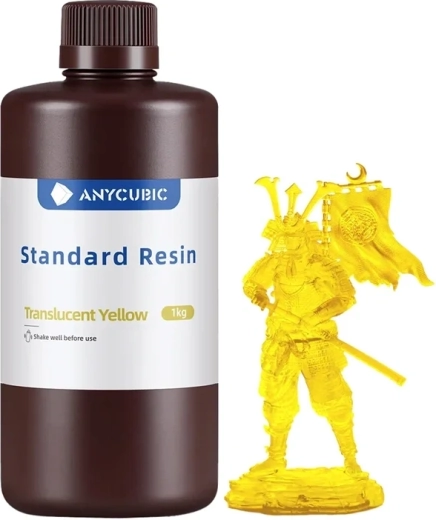Anycubic Standard Resin prosojno rumena