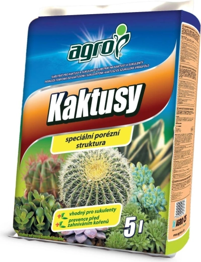 Substrat za kaktuse in sukulente 5 l AGRO