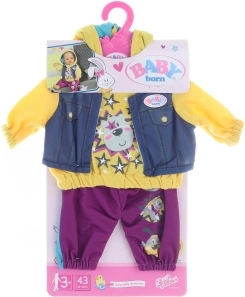 BABY born hoodie outfit for 43 cm dolls