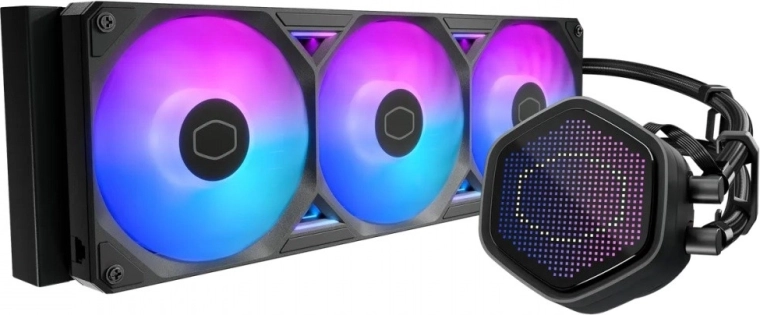 Vodno hlajenje cooler master masterliquid 360 atmos ii pixel led