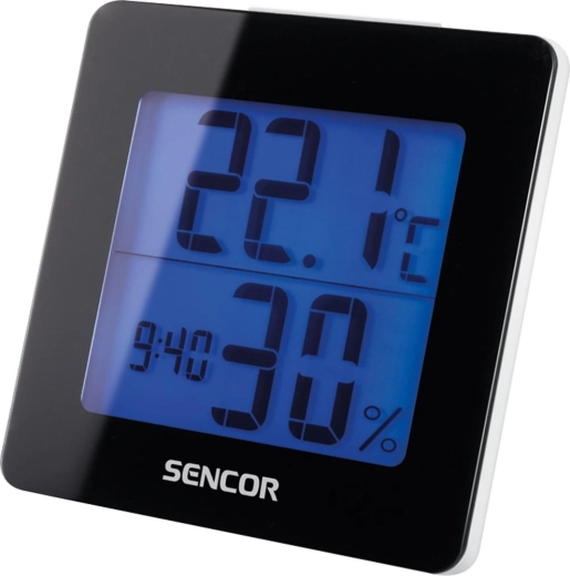 Sencor termometer z uro in budilko