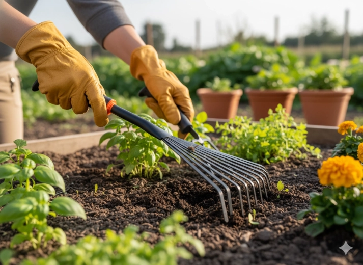 Vzdržljivi kovinski zobje za rahljanje tal