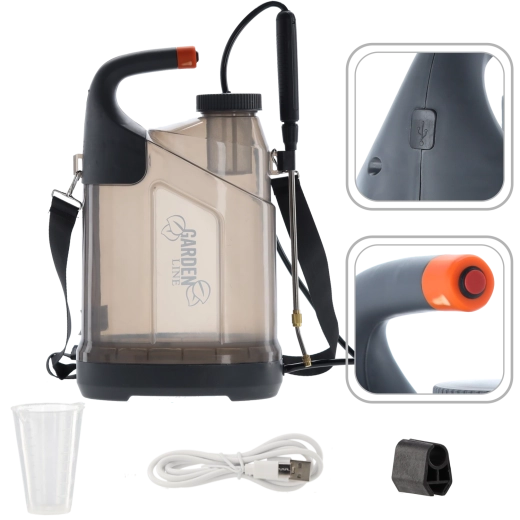 Baterijski tlačni razpršilec 7 l