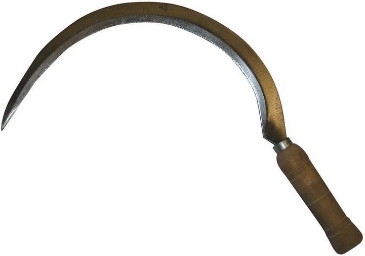 Srp z nazobčanim rezilom 45 cm