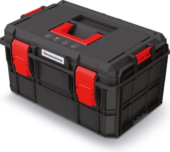Modularni kovček za orodje X-Block Pro, 546 × 380 × 307 mm, črn