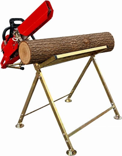 Metal wood-cutting sawhorse with saw holder 88 × 86 × 71 cm