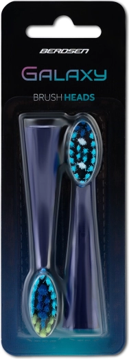 Nadomestne glave za sonično zobno ščetko BERDSEN Galaxy, 2 kosa