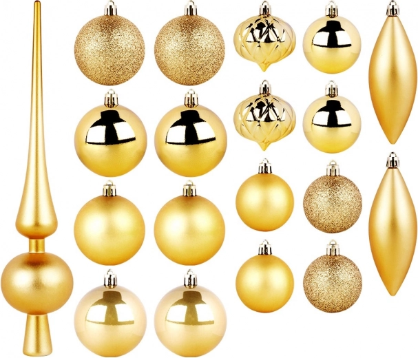 Luksuzna zlata izvedba in različne teksture