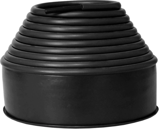 Plastični robnik trate JACOB 10 × 600 cm, črn