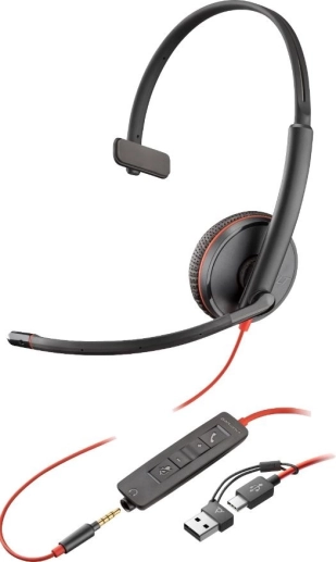 Slušalke Blackwire Mono USB s 3,5 mm priključkom