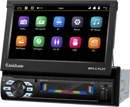 Monitor za avto Podofo 7" s podporo za Carplay in Android Auto