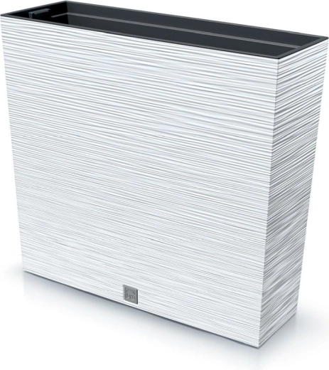 Vrtni korito Furu Case T 77 cm belo z notranjim vložkom