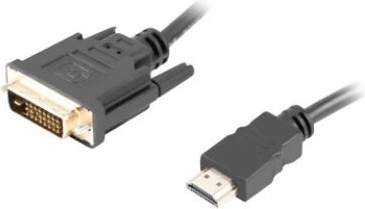 Lanberg HDMI na DVI-D dual link kabel 1,8 m črn