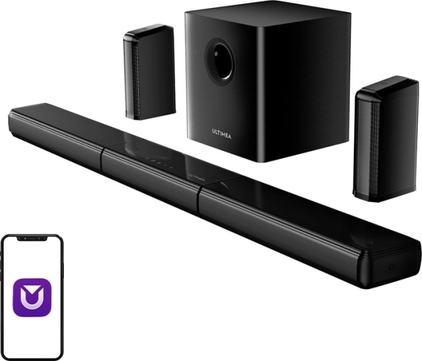 ultimea apollo s70 ultra soundbar 7.1 s subwooferjem in zadnjimi zvočniki