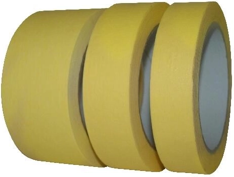 Krepirni slikarski trak 30 mm × 50 m rumen do 60 °C