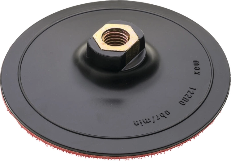 Sanding paper backing pad 150 mm M14 with hook and loop for angle grinder