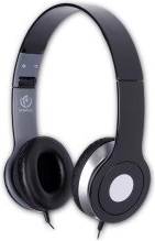 Stereofonske slušalke z mikrofonom City Black
