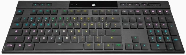 Brezžična mehanska tipkovnica Corsair K100 RGB Air Ultra Thin Cherry MX