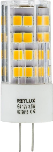 RETLUX G4 3.5 W 12 V warm white LED bulb